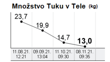 inbody výsledky meranie chudnutie tuku spevňovanie s individuálnym trénerom na diaľku